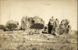 Scene in the City of Rocks Postcard