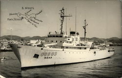 NOAA Research Vessel - OSS03 Boats, Ships Postcard Postcard Postcard