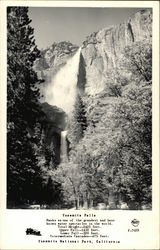 Yosemite Falls Postcard