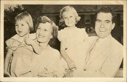 Richard Nixon and his Family Presidents Postcard Postcard Postcard