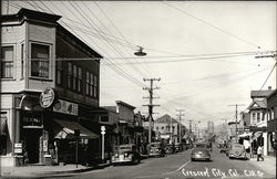 Street View of Crescent City, California Postcard Postcard Postcard