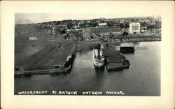 Bird's Eye View of Waterfront Port Arthur, ON Canada Ontario Postcard Postcard Postcard