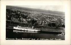 Canadian Pacific Steamship Dock at Ft. William, Ontario, Canada Misc. Canada Postcard Postcard Postcard