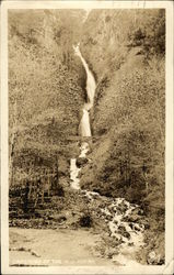 Cascades of the Wah-Kee-Na, Wahkeena Falls Postcard