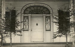 Front Door of Home Postcard