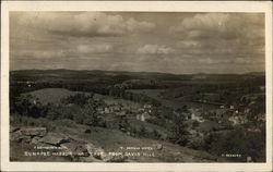 Sunapee Harbor and Lake, From Davis Hill Postcard