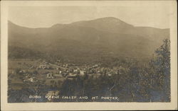 Keene Valley and Mt. Porter New York Postcard Postcard Postcard