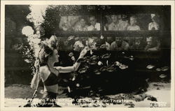 Mermaid Feeding Fish of Underwater Theatre Weeki Wachee, FL Postcard Postcard Postcard