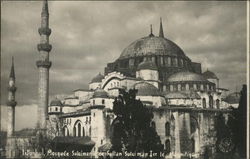 Mosque in Istanbul Turkey Greece, Turkey, Balkan States Postcard Postcard Postcard