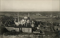 Mosquee Suleymanie et la Corme d'Or Constantinople, Turkey Greece, Turkey, Balkan States Postcard Postcard Postcard