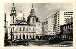 Av. Getulio Varcae & Igreja da Candelaria Rio de Janeiro, Brazil Postcard Postcard Postcard