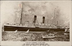 R.M. M-S "Aorangi" Cruise Ships Postcard Postcard Postcard