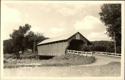 Old Covered Bridge Postcard