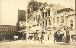 Ice Covered Businesses after Fire Omaha, NE Postcard Postcard Postcard