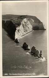 The Needles Rocks & Lighthouse Isle of Wight, England Postcard Postcard Postcard