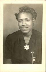 Photo of African-American Woman Postcard