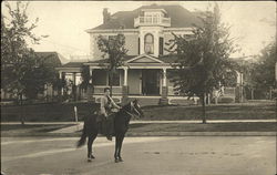 Woman Seated on Horse in Colonial America Women Postcard Postcard Postcard