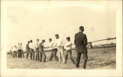 Snapshot of Tug of War Game Postcard