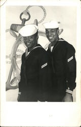 Two U.S. Sailors Navy Postcard Postcard Postcard