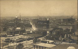 View of City from the Capitol Building Postcard