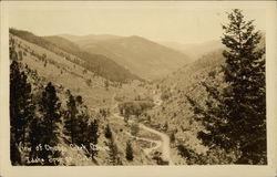 View of Chicago Creek Canyon Idaho Springs, CO Postcard Postcard Postcard