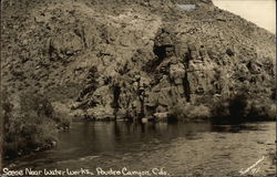 Scene Near Water Works, Poudre Canyon Bellvue, CO Postcard Postcard Postcard