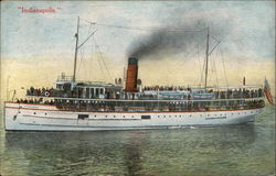 Steamer "Indianapolis" Steamers Postcard Postcard Postcard