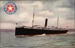 SF & P SS Co's SS Rose City Postcard