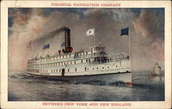 Colonial Navigation Company, Lexington Steamers Postcard Postcard Postcard