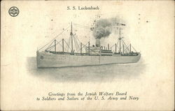 SS Luckenbach Postcard