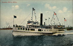 Steamer Betty Alden Postcard