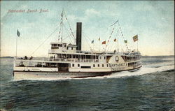 Nantasket Beach Boat Postcard