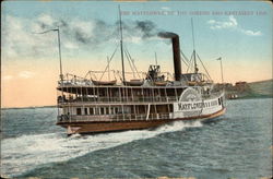 The Mayflower of the Boston and Nantasket Line Steamers Postcard Postcard Postcard