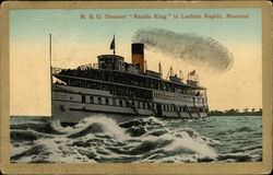 R&O Steamer "Rapids King" Postcard