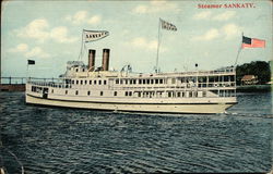 Steamer Sankaty Postcard