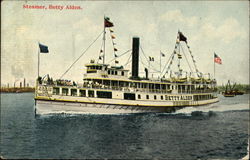 Steamer "Betty Alden" Postcard