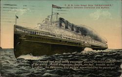 C&B Line Great Ship "Seeandbee" Postcard