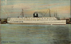 Steamer Camden Postcard