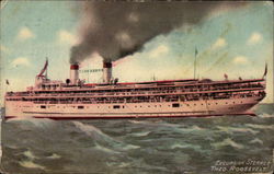 Excursion Steamer Theo. Roosevelt Postcard