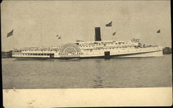 Steamboat "Rhode Island" Steamers Postcard Postcard Postcard