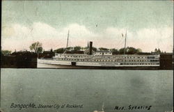 Steamer City of Rockland Bangor, ME Postcard Postcard Postcard