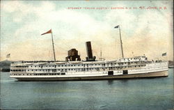 Steamer "Calvin Austin", Eastern SS o. Saint John, NB Canada New Brunswick Postcard Postcard Postcard