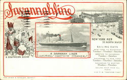 A Savannah Liner Postcard