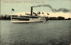 Steamer "Charles Macalester" for Mt. Vernon Steamers Postcard Postcard Postcard