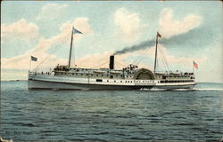 Steamer "Bay State" Steamers Postcard Postcard Postcard