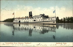 Connecticut River Steamer "Hartford" Postcard