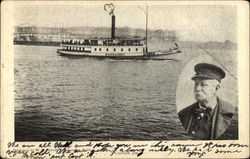 "Captain Jim" on Manhanset Steamers Postcard Postcard Postcard