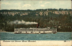 Palisades and Steamer Home Ramsdell Postcard