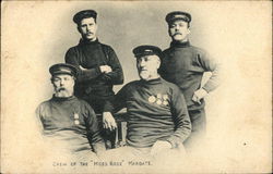 Crew of the "Moss Rose" Margate Boats, Ships Postcard Postcard Postcard