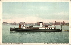 USM Steamer Bielman Riverboats Postcard Postcard Postcard